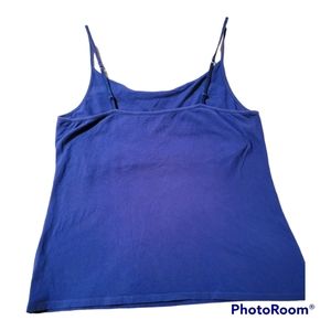 Blue Camisole XXL, adjustable straps
